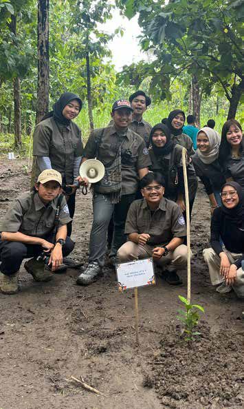 Forest restoration on a MAS conservation site